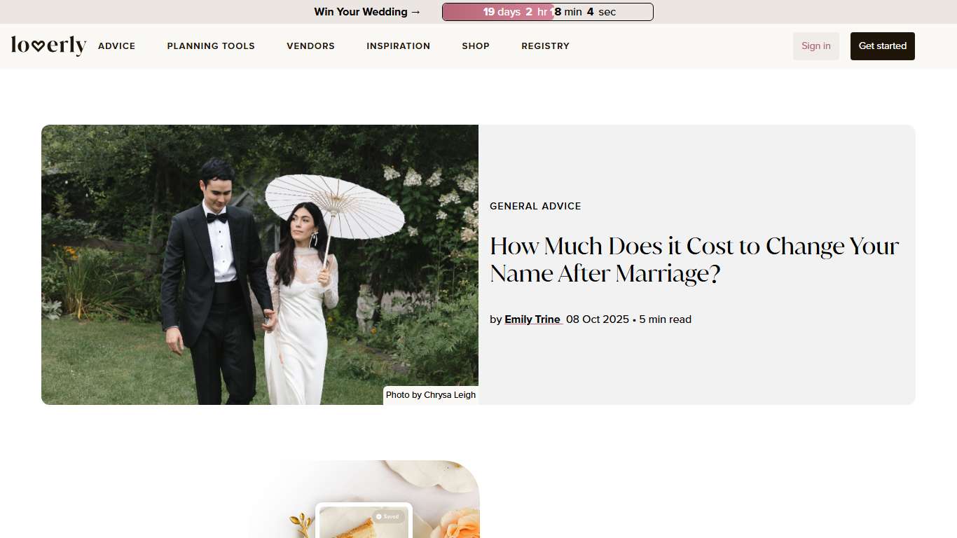 How Much Does it Cost to Change Your Name After Marriage?